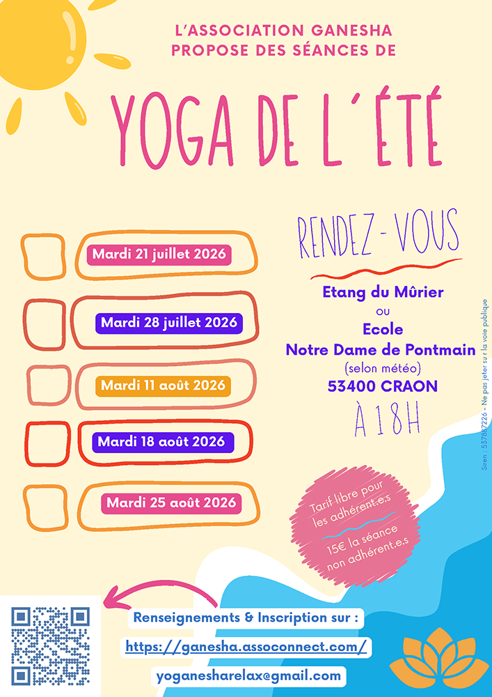 Yoga de l'été Ganesha